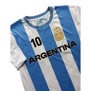 AFA Mens Argentina Lionel Messi Soccer Futbol Jersey National Team FIFA NWT 1914